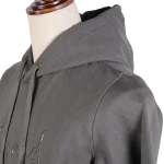 نمای نزدیک کلاه هودی یونیسکس سبز سدری grand