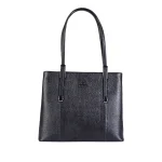 نمای رو به رو کیف دوشی چرم زنانه کد ۴۱۲