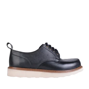 نمای بغل کفش چرم مردانه هارلی