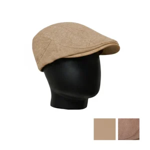 نمای رو به رو کلاه باراتا خاکی مردانه