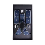 نمای بالا ساسبند طرح برگ ca133 با رنگ سورمه‌ای