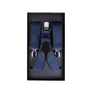 نمای رو به رو ساسبند سرمه ای ساده همراه با هاردباکس