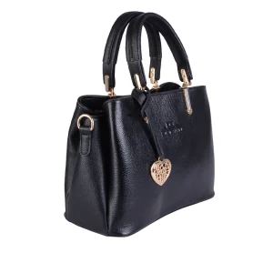 نمای بغل کیف چرم زنانه آویز دار کد ۴۲۰