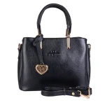 نمای رو به رو بند و کیف چرم زنانه آویزدار کد ۴۲۰