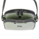 نمای بالاکیف دوشی چرم زنانه ۶۱۹ رنگ سبز