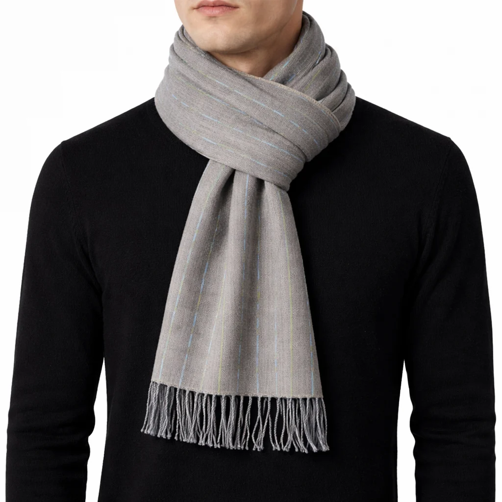 شال گردن کنفی کرم