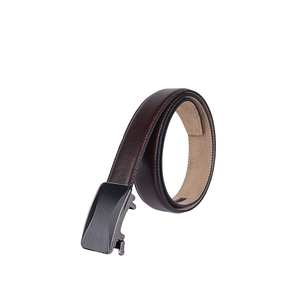 mens-belt-3500rz2-1 نمای رو به رو کمربند چرم مردانه مدل 3500rz2 رنگ قهوه ای