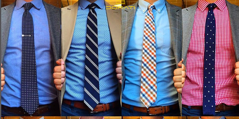 اصول پایهای ترکیب رنگ کت، پیراهن و کراوات