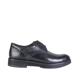 نمای بغل کفش رسمی مردانه مدل ساعتی 1605مشکی