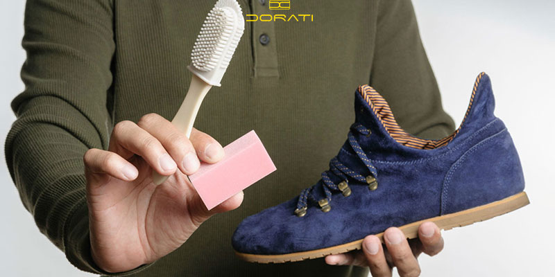 تمیز کردن کفش جیر