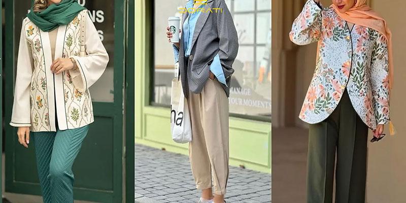 شلوارهای مناسب مانتو کتی