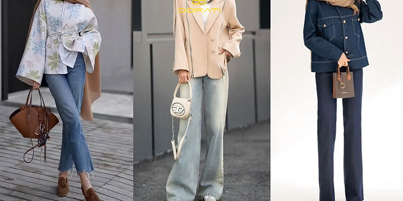 نکات کاربردی برای ست کردن مانتو کتی و شلوار