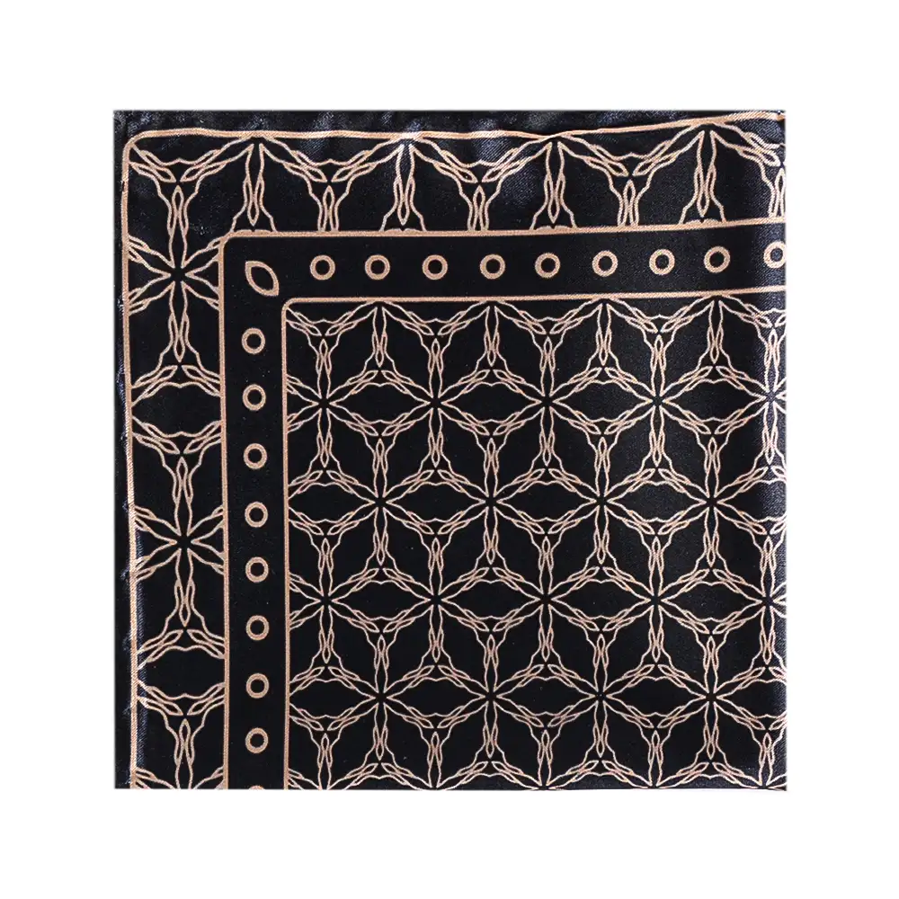 black-pocket-square-da5-1 نمای رو به رو پوشت قهوهای تیره da5