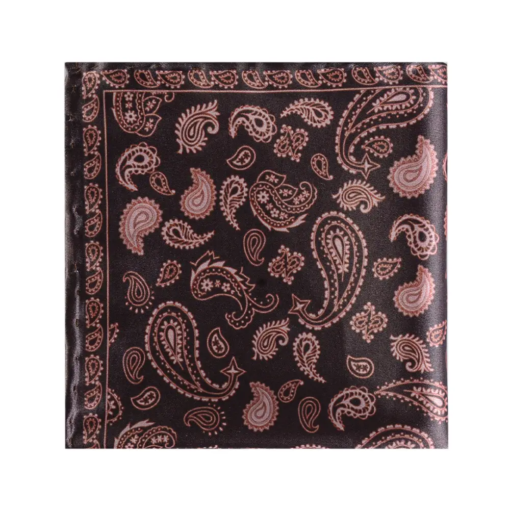 brown-pocket-square-da3-1 نمای رو به رو از پوشت طرح بته جقه da3