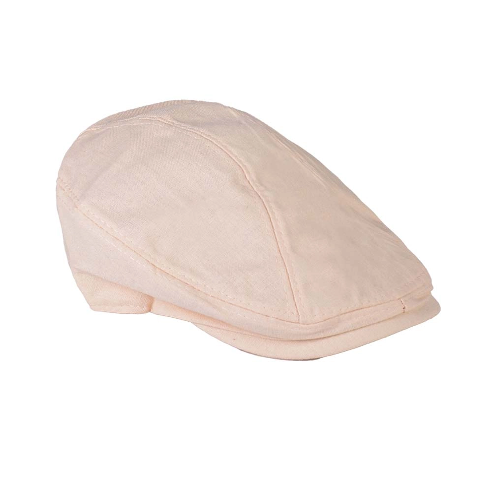 bone-color-barata-hat-1 نمای رو به رو کلاه باراتا لینن مردانه استخوانی