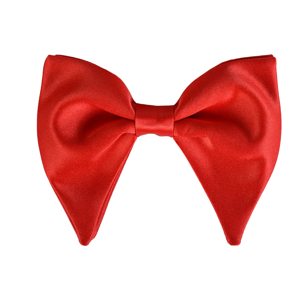 bow-tie-bt20-1 نمای بالا از پاپیون نوک تیز قرمز ساده