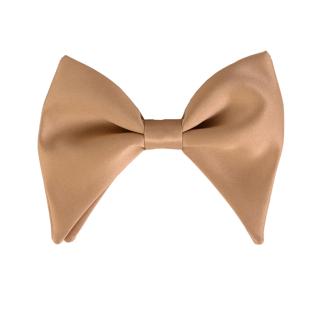 bow-tie-bt21-1 نمای بالا از پاپیون نوک تیز کرم ساده