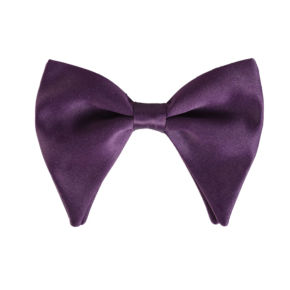 bow-tie-bt22-1 نمای بالا از پاپیون نوک تیز بنفش ساده