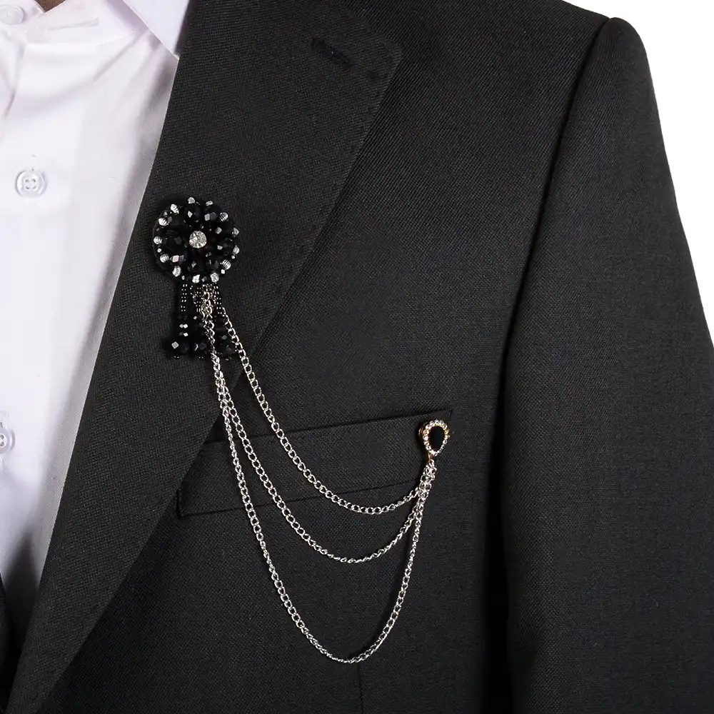 coat-chain-co04-1 نمای رو به رو از روزت سینه زنجیری co04