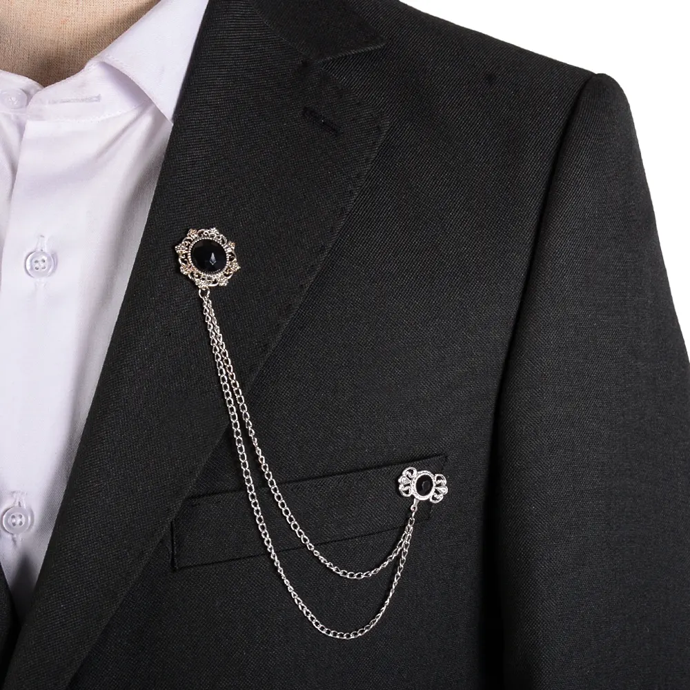 coat-chain-co08-1 نمای رو به رو روزت سینه زنجیری co08