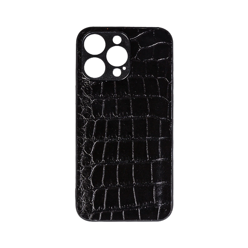 15-promax-leather-phonegaurd-1 نمای رو به رو قاب چرم موبایل ۱۵ پرومکس